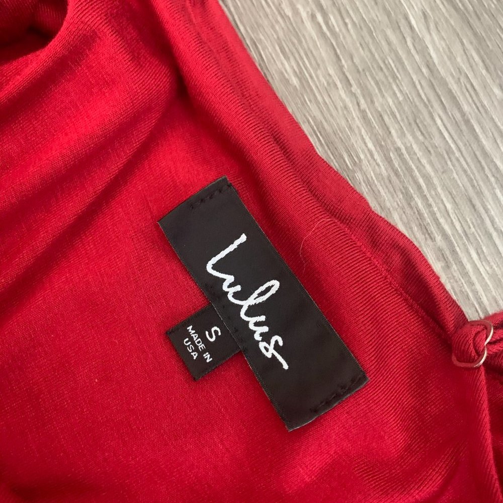 Lulus Red Maxi Dress - Picture 6 of 6